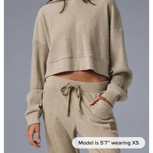 Cozy Knit Beige Lounge Set